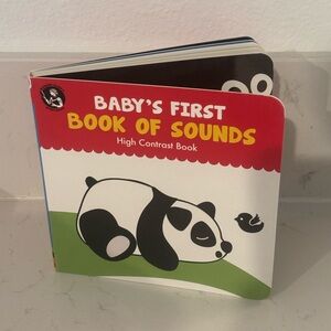 Baby's First Book of Sounds High Contrast Board Book - Red, White, Black, Green